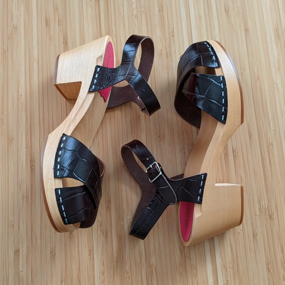 Swedish Hasbeens Mirja Clog Sandals - Picture 6 of 12